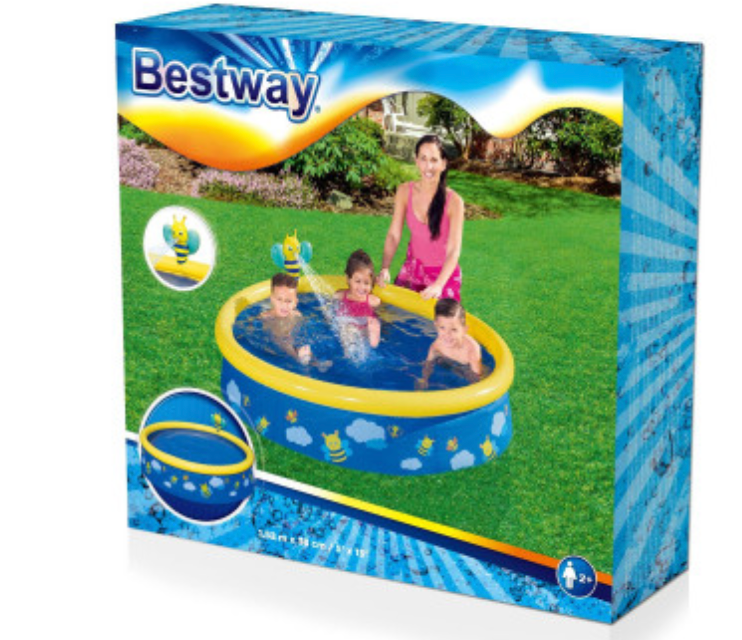 Bestway H2OGO My First Fast Set Spray Pool for Kids
