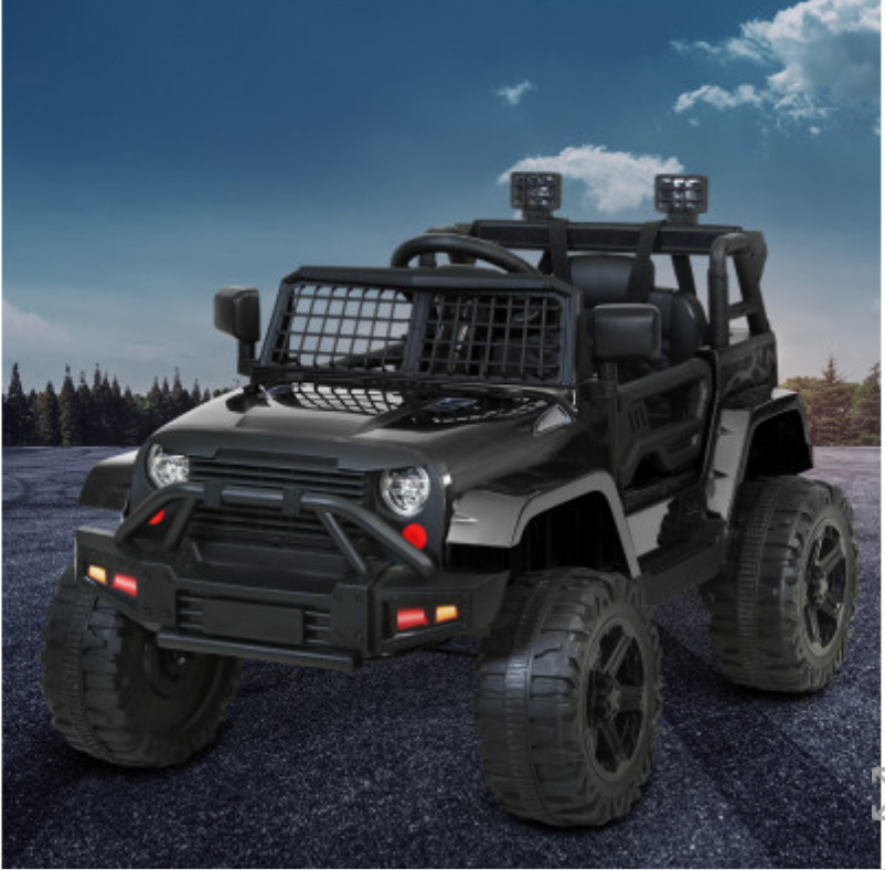 Rigo Kids Electric Ride On Car Jeep Toy Cars Remote 12V Black ,white