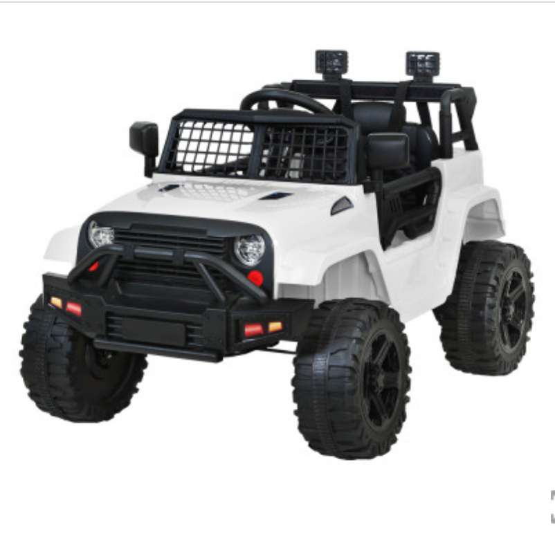 Rigo Kids Electric Ride On Car Jeep Toy Cars Remote 12V Black ,white