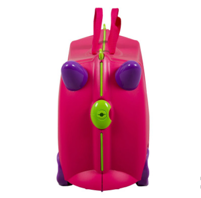 Kiddicare Bon Voyage Kids Ride On Suitcase Luggage Travel Bag Pink