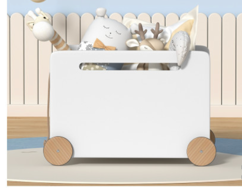 Keezi Kids Toy Box Container Children Chest Storage Clothes Organiser Wheels