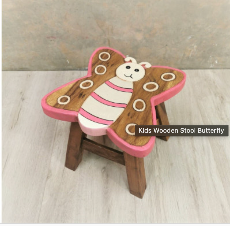 Kids Wooden Stool Ram