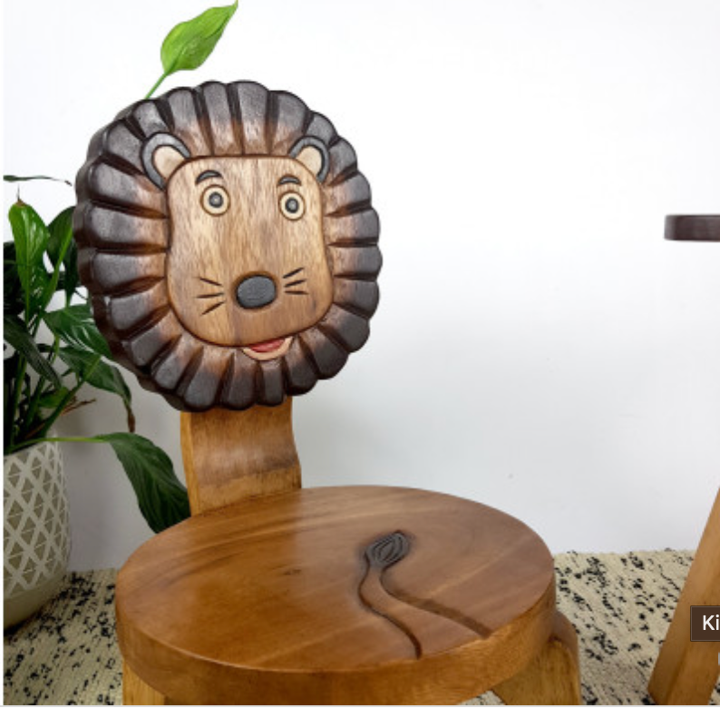 Kids Wooden Stool Ram