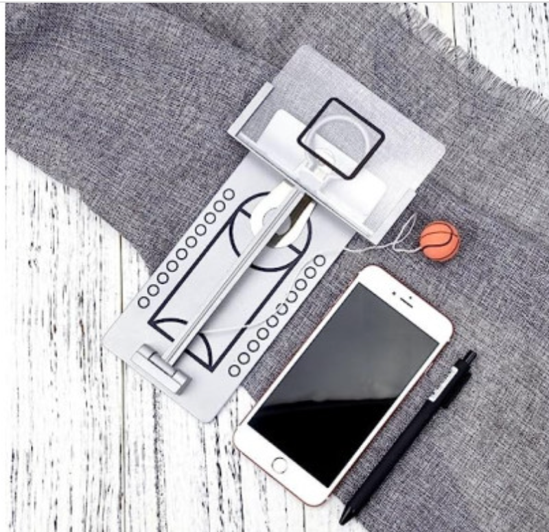 GOMINIMO Miniature Basketball Game Toy (Silver) GO-MTG-104-LGE