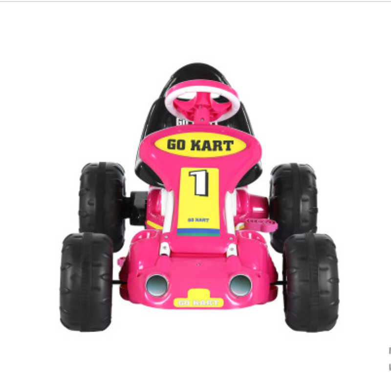 Rigo Kids Pedal Go Kart Ride On Toys Racing Car Plastic Tyre Pink