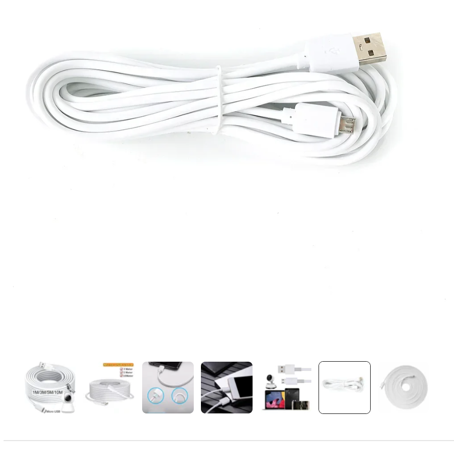 1m-10m Extra Long Micro USB Fast Charging Data Cable for Samsung Xiaomi Android Phones Camera Monitor Power Bank Data Cord