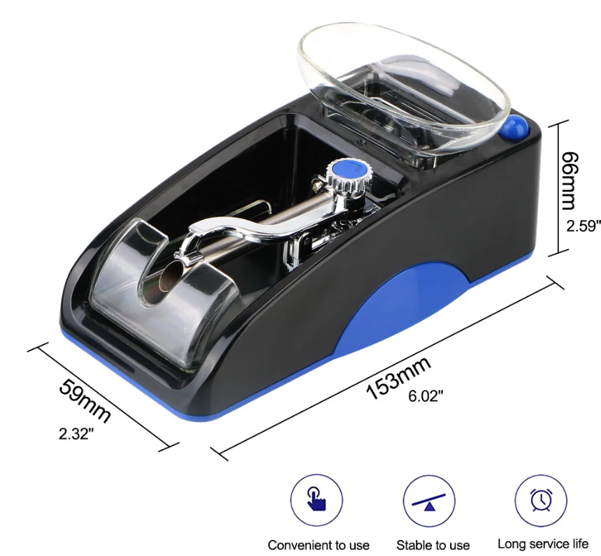110V/230V Electric Automatic Cigarette Rolling Machine Cigar Roller Smoking Tool EU US Plug Injector Maker DIY Accessories