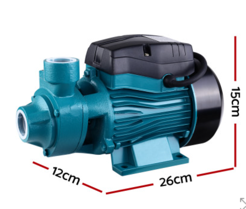 Giantz Peripheral Water Pump Garden Boiler Car Wash Auto Irrigation House QB60