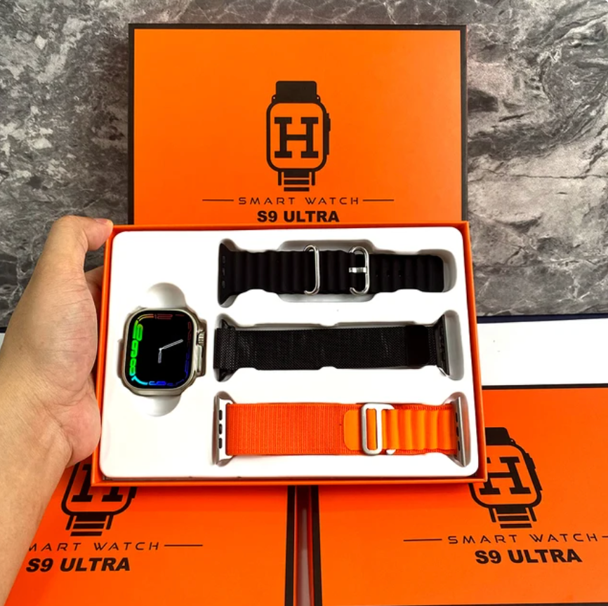 S9 Three Straps Smart Watch 2.02" Large Screen Bluetooth Call Health Monitoring Multi-sport Mode Waterproof Smart Watch