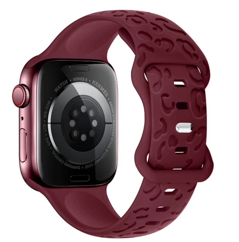 Strap For Apple Watch Band 45mm 44mm 42mm 41mm 40mm 49mm 38mm 40 mm Engraved correa bracelet iwatch series ultra 7 se 3 6 8 5 4