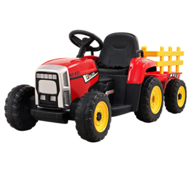 Rigo Kids Electric Ride On Car Tractor Toy Cars 12V Red,blue