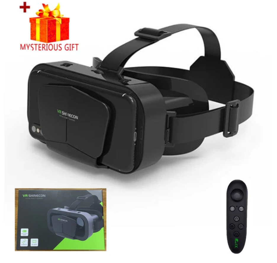 VR Glasses Virtual Reality Headset Viar Devices Helmet 3D Lenses Smart Goggles For Smartphones Phone Mobile Gogle Game Accessory