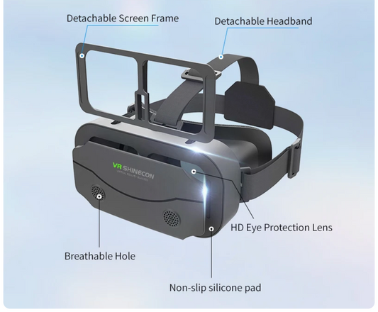 VR Glasses Virtual Reality Headset Viar Devices Helmet 3D Lenses Smart Goggles For Smartphones Phone Mobile Gogle Game Accessory