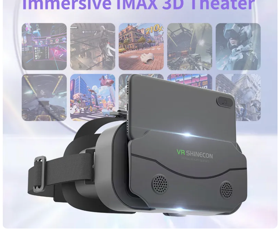 VR Glasses Virtual Reality Headset Viar Devices Helmet 3D Lenses Smart Goggles For Smartphones Phone Mobile Gogle Game Accessory