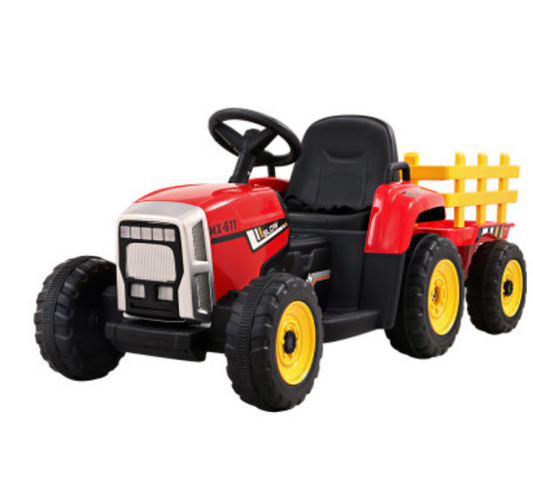 Rigo Kids Electric Ride On Car Tractor Toy Cars 12V Red,blue