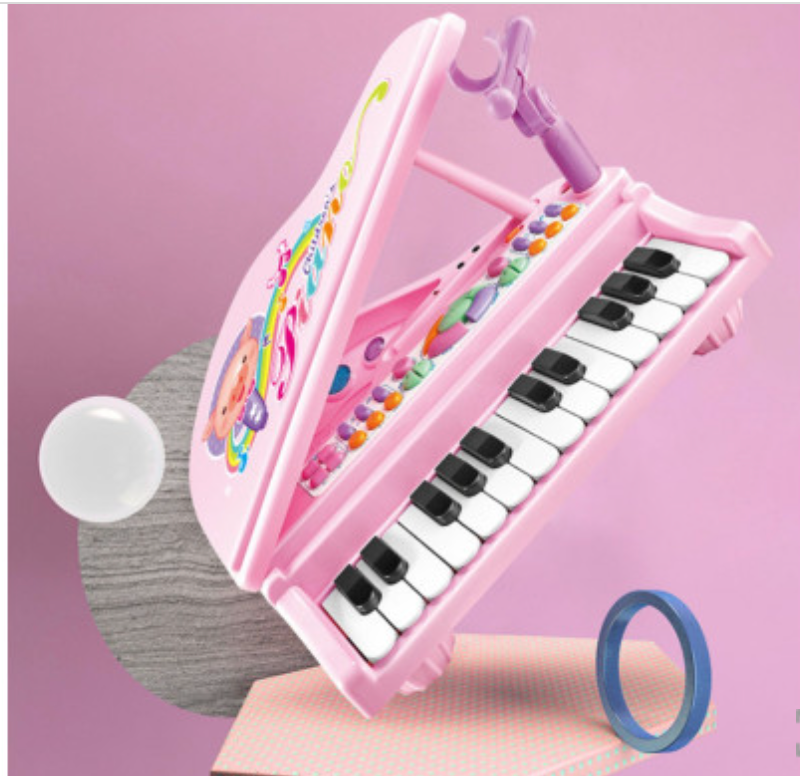 GOMINIMO Kids Piano Keyboard Music Toys (Pink) GO-MAT-106-XC