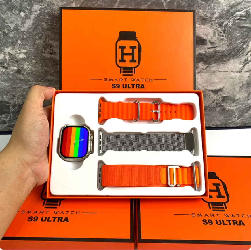 S9 Three Straps Smart Watch 2.02" Large Screen Bluetooth Call Health Monitoring Multi-sport Mode Waterproof Smart Watch