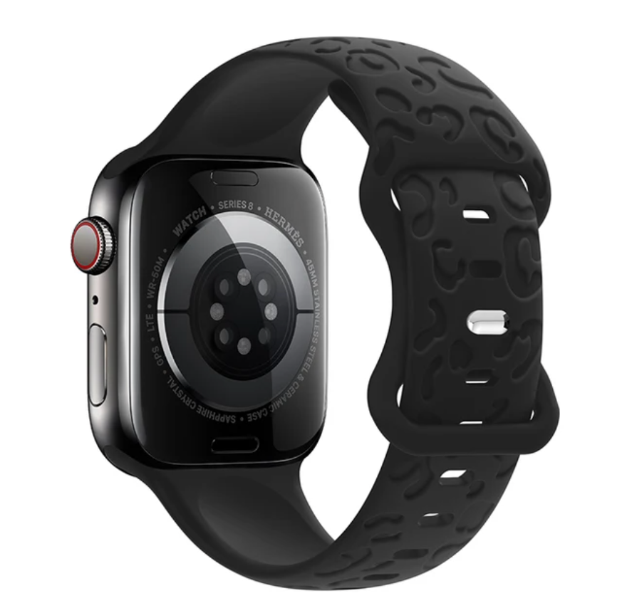 Strap For Apple Watch Band 45mm 44mm 42mm 41mm 40mm 49mm 38mm 40 mm Engraved correa bracelet iwatch series ultra 7 se 3 6 8 5 4