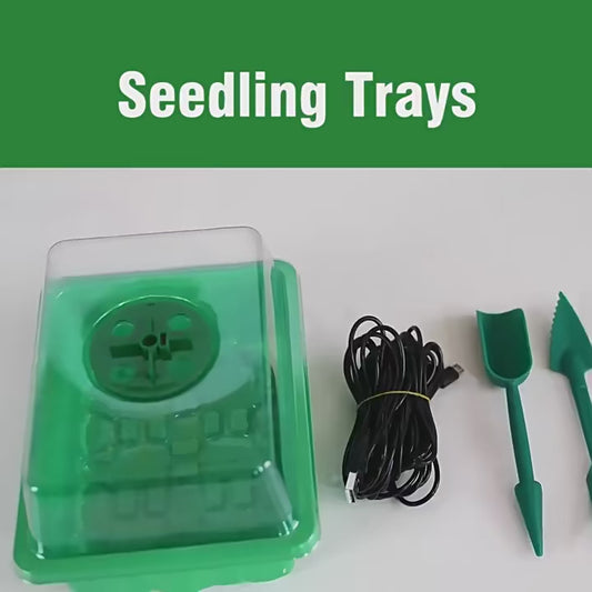 New Full Spectrum LED Growing Lamp Seed Starter Trays Greenhouse Growing Lamp for Indoor Plant Germinating Intelligent Control
